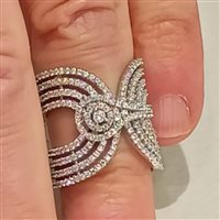 Anello Vidali Gioielli Donna in Argento Zircone ANAR-33-34 - ANAR-33-34